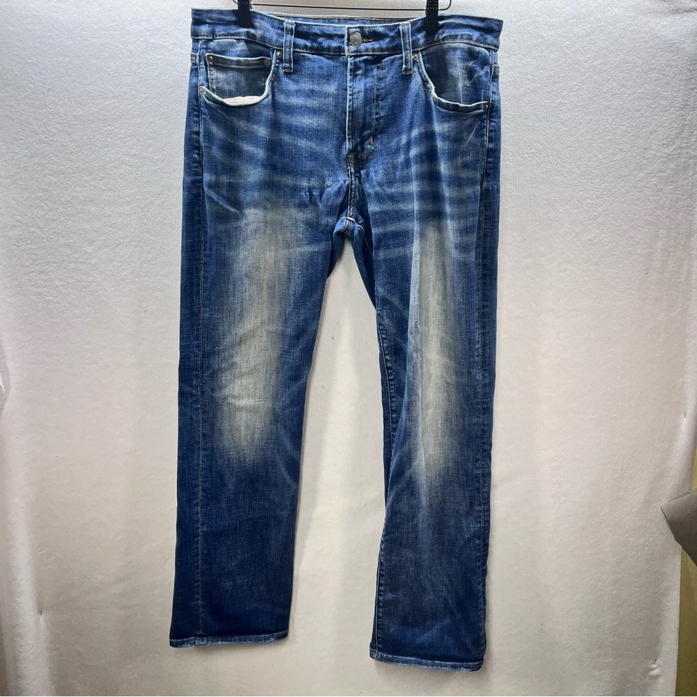 American Eagle Original Bootcut Jeans Mens 34/34‎ Blue Stretch Denim 2839